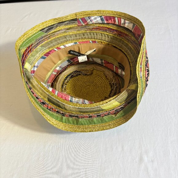 Daniele Meucci Multicolor Striped Bucket Hat – Made in Italy